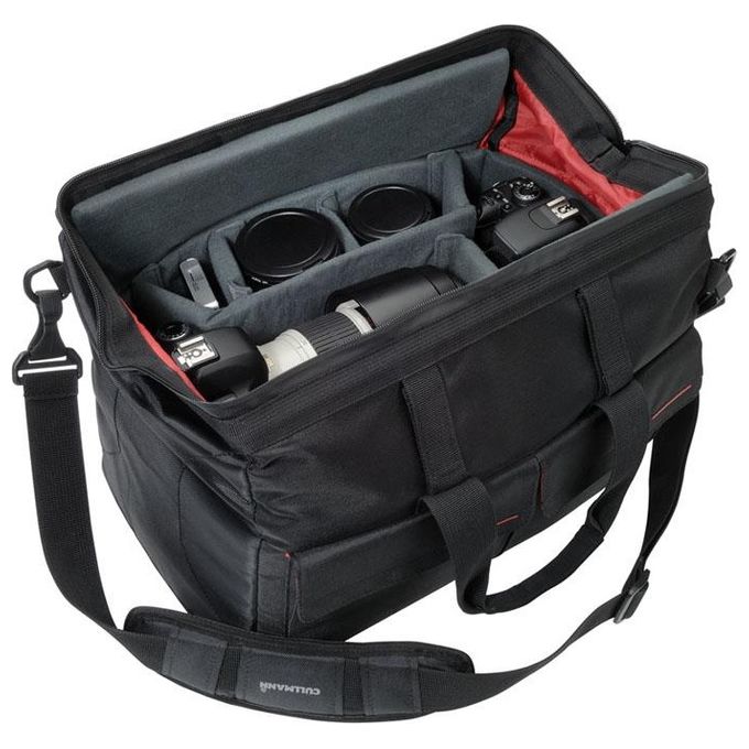 Cullmann 98370 Amsterdam Maxima 335 Borsa da Spalla per Fotocamera Imbottita e Impermeabile con Tracolla Regolabile colore Nero