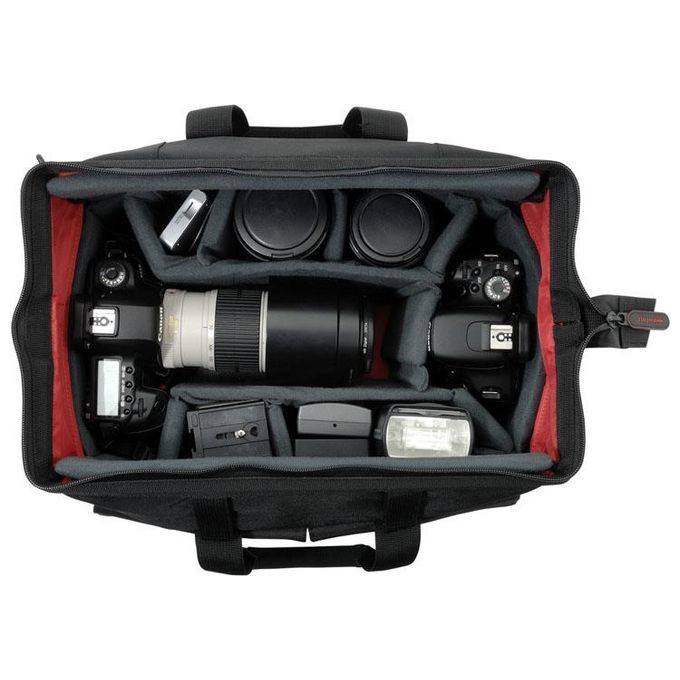 Cullmann 98370 Amsterdam Maxima 335 Borsa da Spalla per Fotocamera Imbottita e Impermeabile con Tracolla Regolabile colore Nero