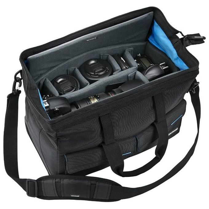 Cullmann Amsterdam Maxima 520 Borsa per Fotocamera Nero-Blu