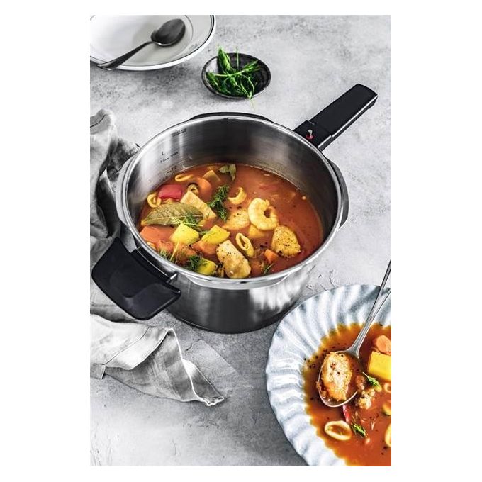 Fissler 602-410-04-000-0 Vitaquick Premium Pentola a Pressione 4,5 L Acciaio Inox Induzione 22 cm colore Acciaio inox