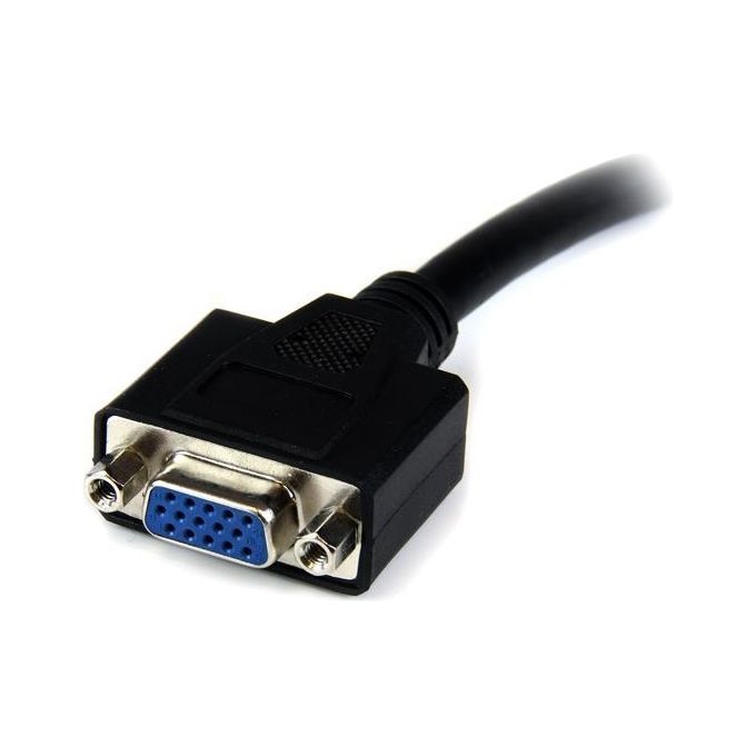 StarTech Adattatore cavo DVI a VGA da 20 cm - DVI-I maschio a VGA femmina