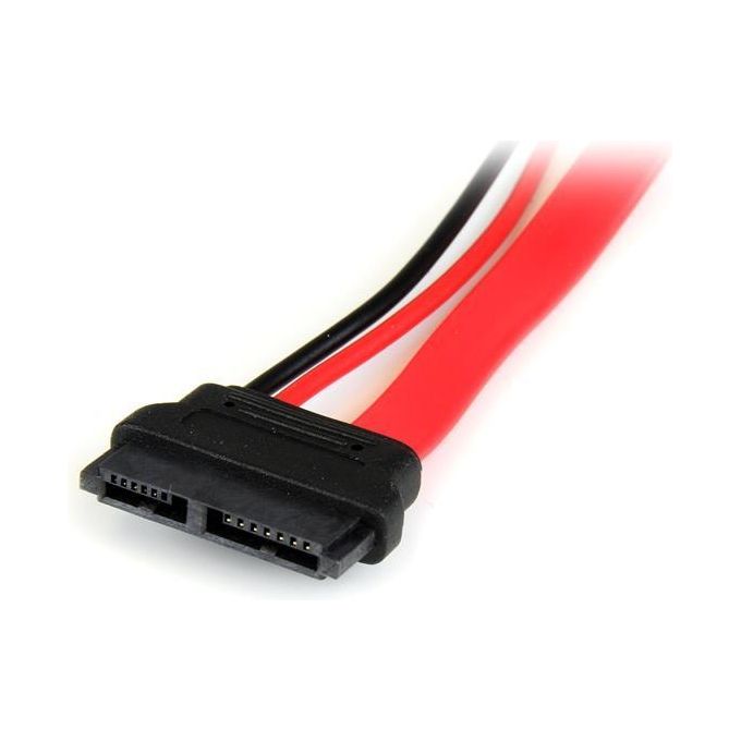 StarTech Adattatore slimline SATA a SATA con alimentazione 15 cm - F-M