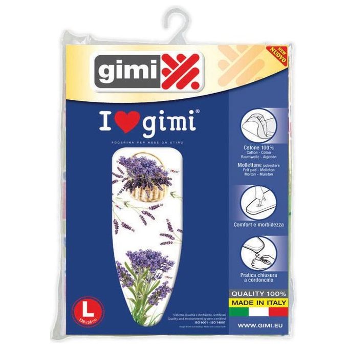 Foderine per Assi Stiro Gimi Motivo I-Love L 136x58