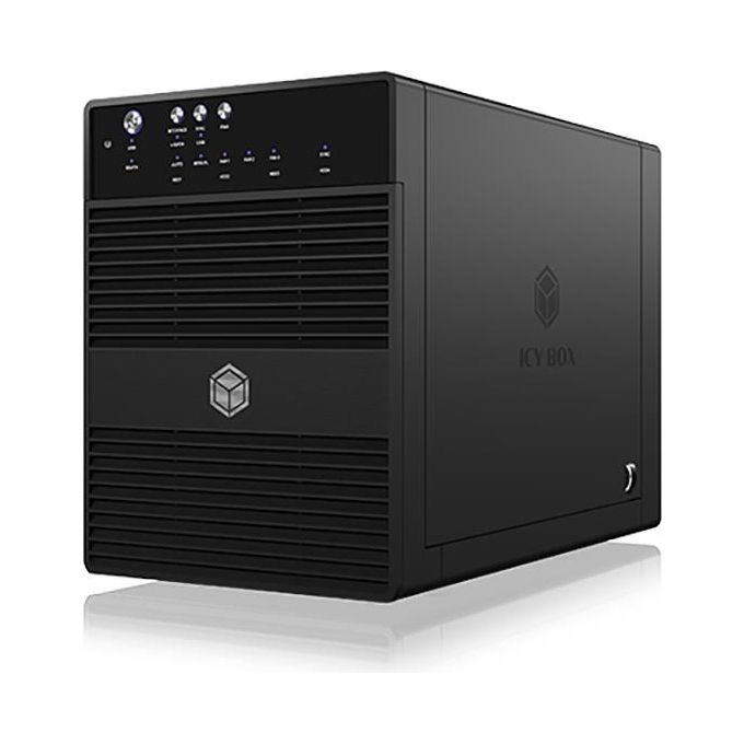 Icy Box IB-3640SU3 Box 4-bay JBOD con USB 3.0 - eSATA Nero