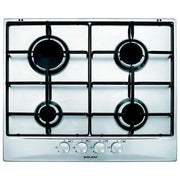 Glem Gas GT64IX Piano Cottura a Gas 4 Zone Cottura 60 cm Acciaio Inox