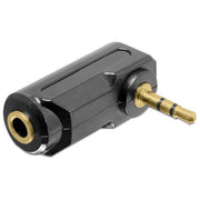 Link adattatore audio stereo 3,5mm m poli femmina - maschio angolato