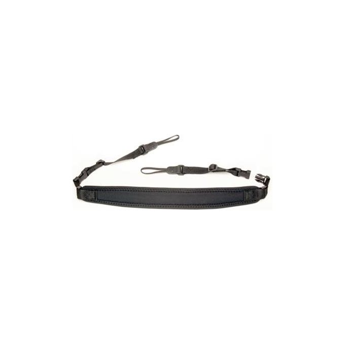 Op-Tech Strap System Super Classic-Strap Pro Loop Tracolla per Fotocamera in Pelle-Neoprene-Nylon Nero