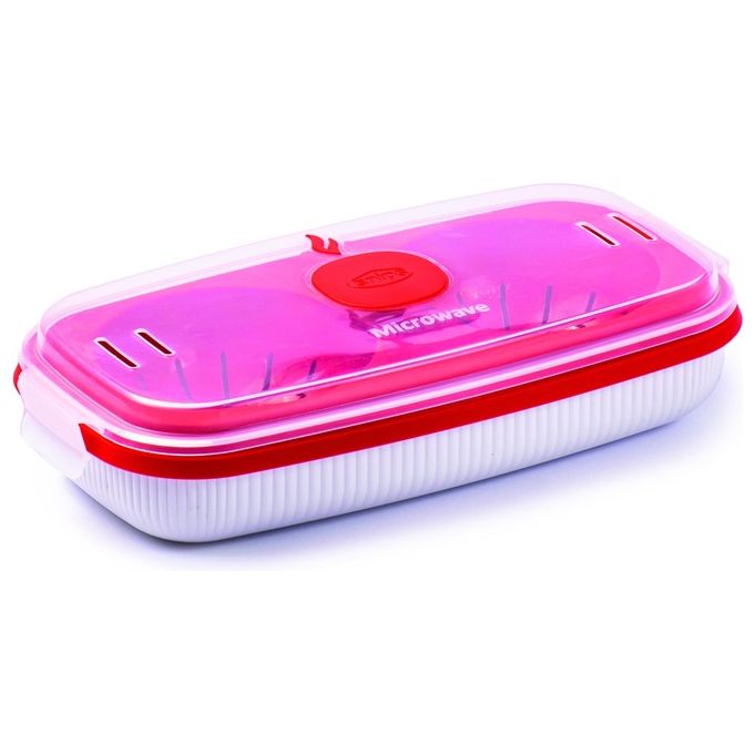 Snips 000848 Tempo Zero Contenitore Microonde Cuoci Uova Omelette Frittata 0,75 L senza BPA colore Bianco