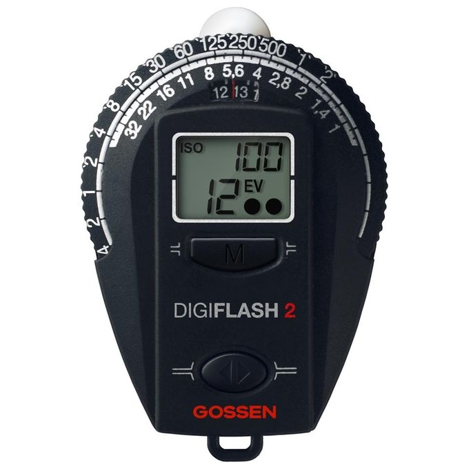 Gossen GO 4006-2 Digisix 2 Esposimetro Digitale Luce Incidente e Riflessa LCD 1-3 stop colore Nero