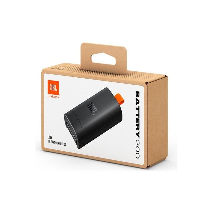 JBL JBLBATTERY200 Battery 200 Batteria Ricaricabile per PartyBox Club 120 Ioni di Litio 4722 mAh 34 Wh 12h autonomia colore Nero