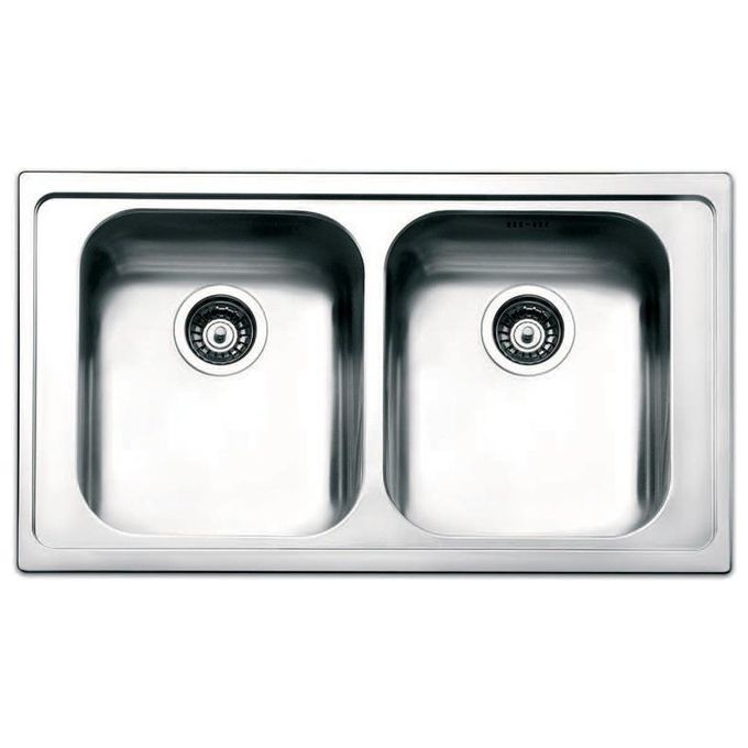 Apell LN862IBC Serie Linear Lavello semifilo  Acciaio Inox da Incasso 2 Vasche 86x50cm