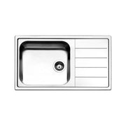 Apell LNG861 serie Linear Lavello Spazzolato da Incasso gocciolatoio a destra 1 vasca 86x50cm