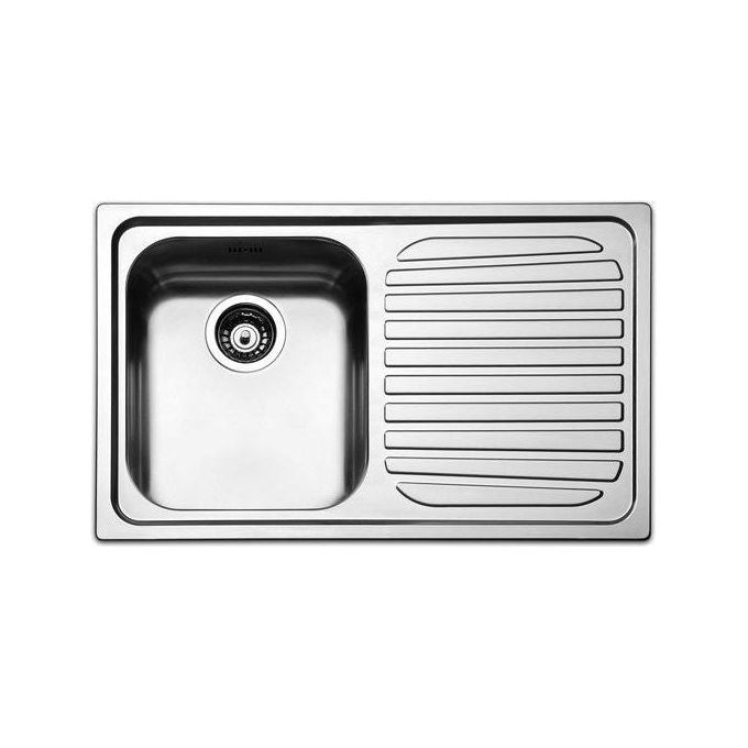 Apell RO791IRBC Lavello Acciaio inox da Incasso  Gocciolatoio a Destra 1 Vasca 79x50cm