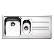 Apell VE1002IRBC Serie Venezia Lavello Acciaio inox satinato da incasso Gocciolatoio a destra 1 vasca e 1-2 100x50cm