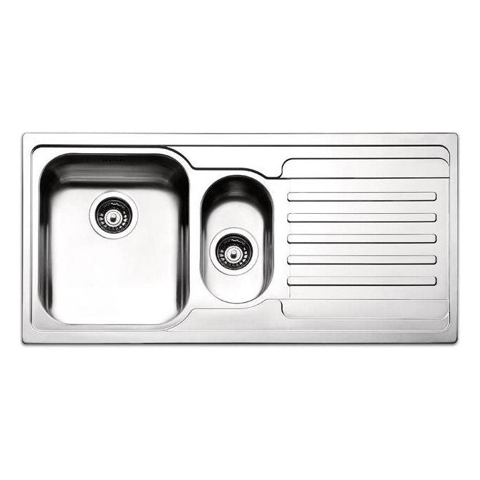 Apell VE1002IRBC Serie Venezia Lavello Acciaio inox satinato da incasso Gocciolatoio a destra 1 vasca e 1-2 100x50cm