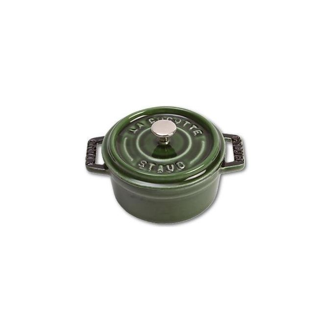 Staub Cocotte Mini Casseruola in Ghisa Verde Basilico 10cm