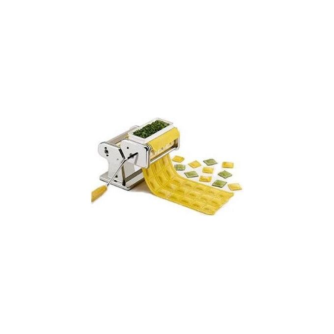 Marcato AR-150-OLI Atlas 150 Accessorio Ravioli per Macchina Pasta Manuale Ravioli 45 mm Made in Italy colore Inox