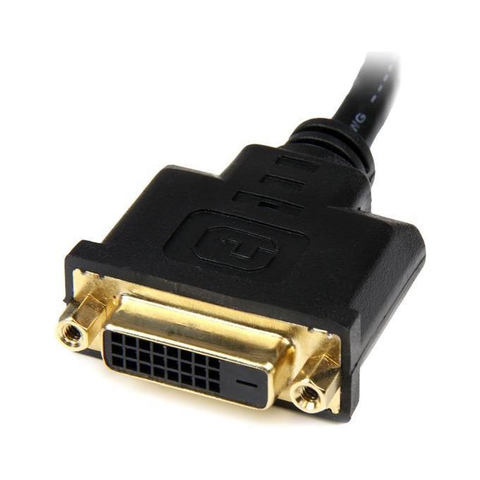 StarTech Adattatore cavo video HDMI a DVI-D da 20 cm - HDMI maschio a DVI femmina