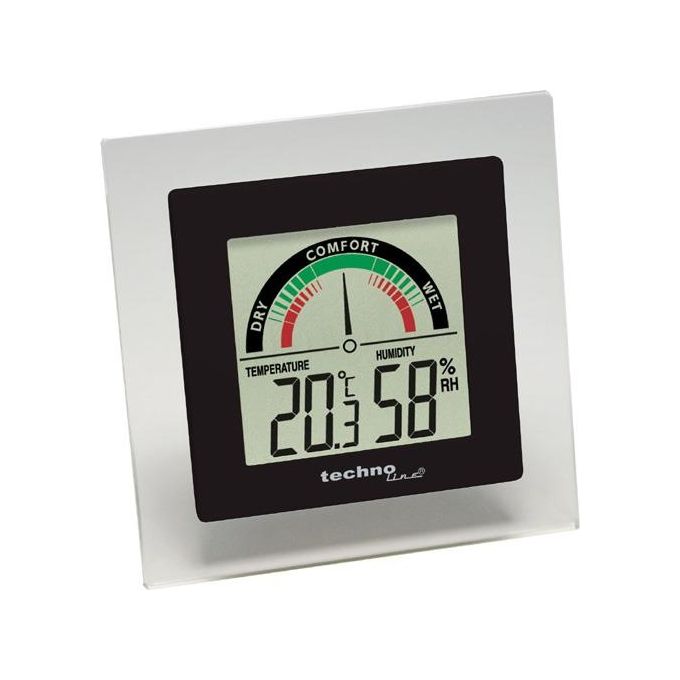 Technoline WS 9415 Stazione Meteo Nero-Trasparente