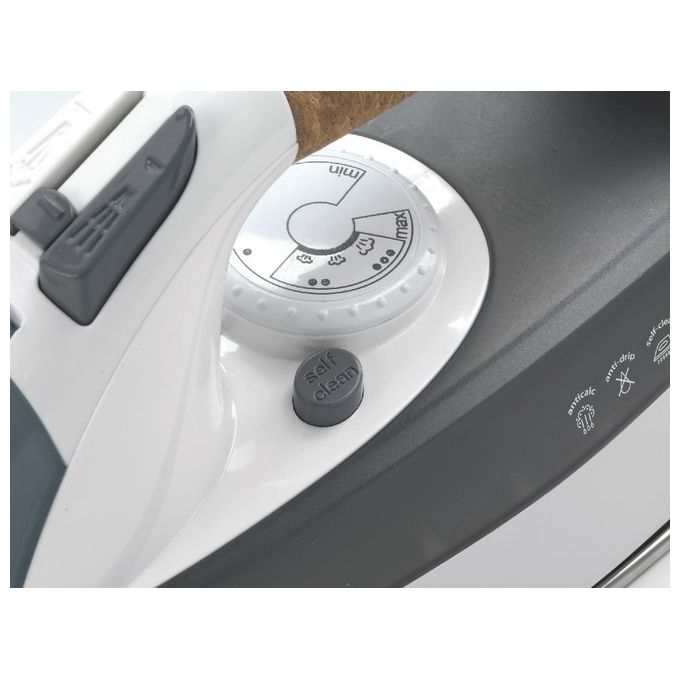 Ariete 6232 Ferro da Stiro Vapore 2200w 300ml Piastra Inox Grigio