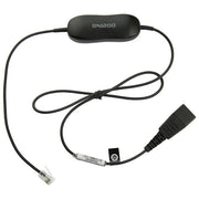 Jabra Smart Cord Cavo per cuffie nero per Aastra Dialog 42XX, 5446, Cisco IP Phone 78XX, Mitel 74XX, Dialog 4224, 44XX, Snom 71X