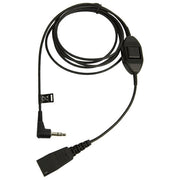 Jabra Cavo per cuffie disconnessione rapida (M) jack stereo da 3,5 mm (M) per Alcatel 8 Series IPTouch 4038, 4068