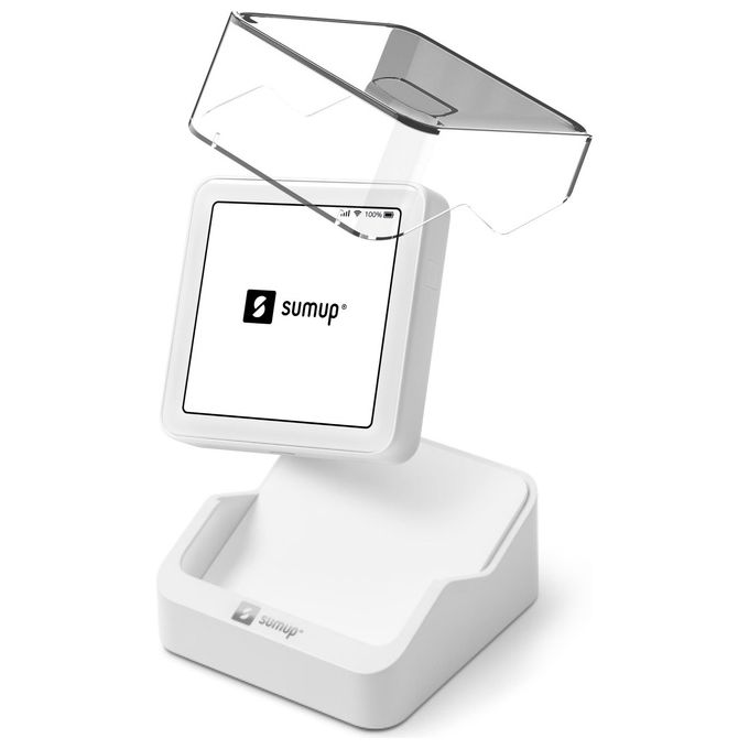 SumUp Solo POS Portatile Touchscreen Wi-Fi 4G SIM inclusa Pagamenti Contactless colore Bianco