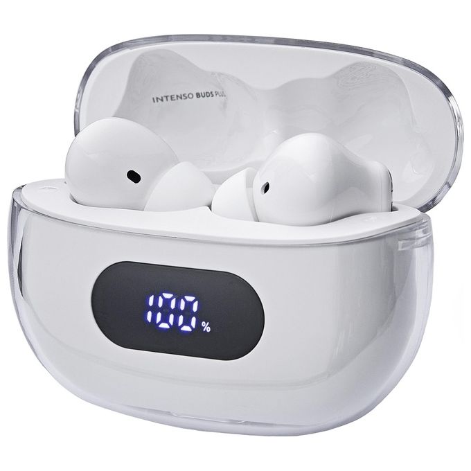 Intenso T312AE Buds Plus Auricolari TWS In-ear ANC ENC Bluetooth 5.4 autonomia 25h colore Bianco
