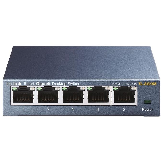 TP-Link TL-SG105 Switch Ethernet Gigabit 5 porte Non gestito Nero