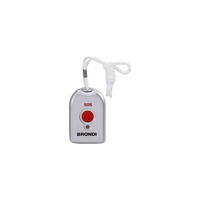 Brondi SUPERBRAVOPLUS Super Bravo Plus Telefono Fisso Analogico tasti grandi vivavoce rubrica 30 voci funzione SOS telecomando colore Bianco