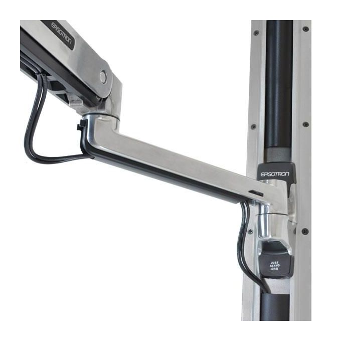 Ergotron LX Sit-Stand KIT_ Braccio per montaggio a Muro Adattatore Vesa per display Lcd 42'' in Alluminio