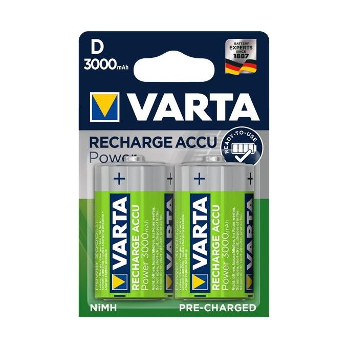 Varta Batteria D Torcia 3000mah 2pz