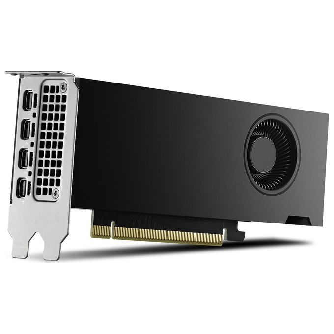 PNY VCNRTX2000ADA-SB RTX 2000 Ada Scheda Video 16 GB GDDR6 PCI Express 4.0 x8 4 x Mini DisplayPort Low Profile Dual Slot colore Nero