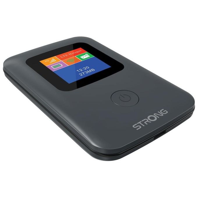 Strong 4GMIFI150D Router 4G LTE Portatile Hotspot Wi-Fi 150 Mbit-s Display Batteria 2100 mAh colore Nero