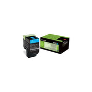 Lexmark 80C20C0 Toner Ciano per dispositivi Cx310 Cx410 Cx510 Numero pagine 1000 colore Ciano