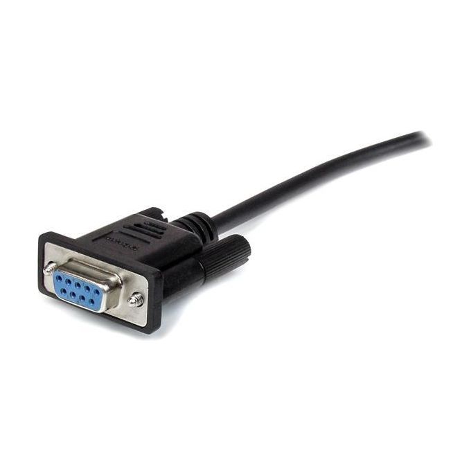 StarTech.com Cavo Seriale Diretto Rs232 Db9 1m Nero M-f