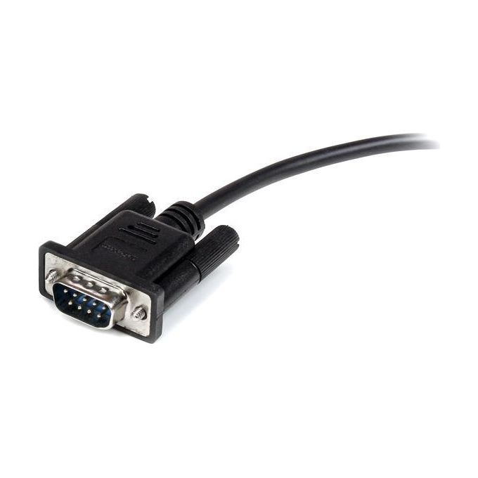 StarTech.com Cavo Seriale Diretto Rs232 Db9 50 Cm Nero - M-f