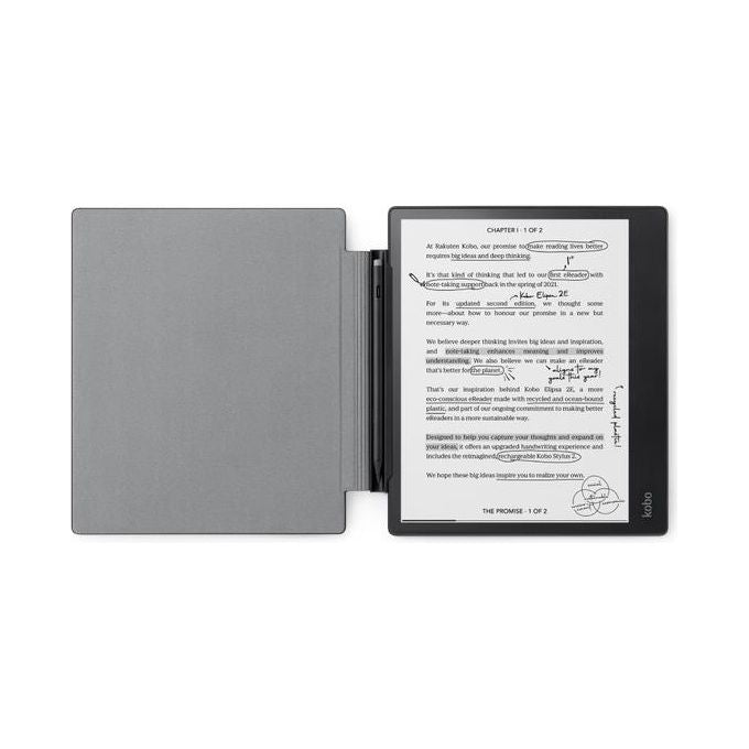 Kobo N605-AC-BK-E-PU SleepCover Custodia Ebook Kobo Elipsa 2E Magnetica compatibile Stylus 2 colore Nero