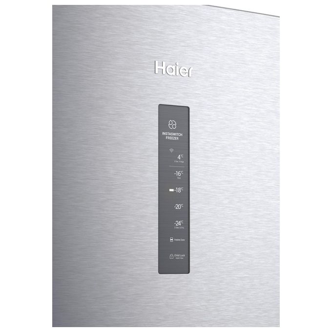 Haier H3F330SEH1 INSTASWITCH Congelatore Verticale 330 L 191 cm Classe E 38 dB NoFrost WiFi colore Grigio