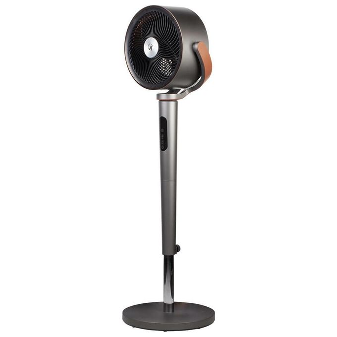 Ardes AR5CIR02 Lumia Circolatore d'aria a Piantana 12 Velocita' 1884 m³-h Oscillazione 3D Telecomando Ionizzatore Luce LED colore Grigio