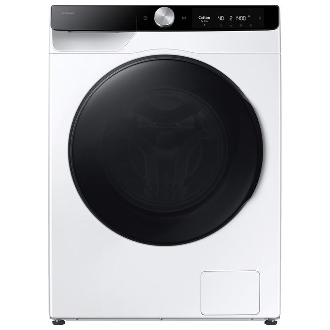 Samsung WD11DG6B85BK Lavasciuga Frontale 11-6 Kg 1400 rpm Classe D AI Wash EcoDosatore Vapore Wi-Fi (85x60x60 cm) colore Bianco