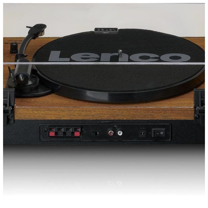 Lenco LS-310WD Giradischi a Cinghia con Diffusori Separati Bluetooth 4.1 Testina Audio Technica MM 20W colore Legno
