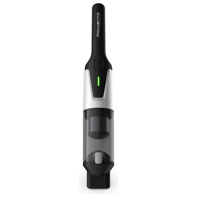 Rowenta AC9736WO X-Touch Aspirabriciole Portatile senza Fili Motore Digitale 80 W 0,2 L Autonomia 10 min Base di Ricarica colore Grigio Bianco