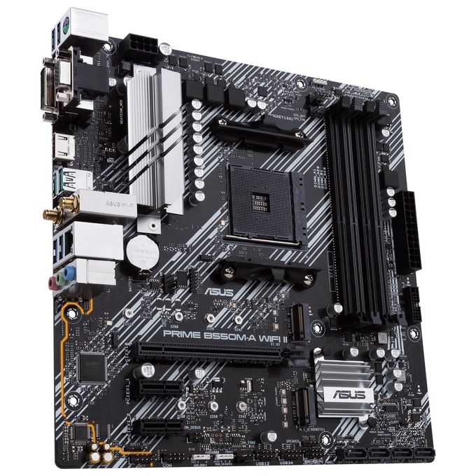 ASUS 90MB19X0-M0EAY0 PRIME Scheda madre B550 Socket AM4 DDR4 Wi-Fi 6 Bluetooth 5.2 colore Multicolore