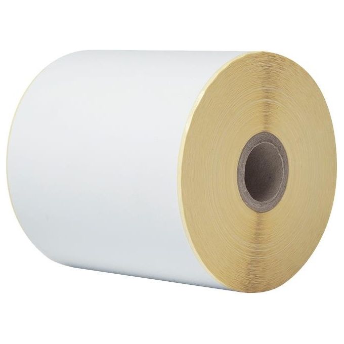 Brother W126163863 Rotolo di Etichette Termiche Diretta Continua 102 mm x 58 m colore Bianco