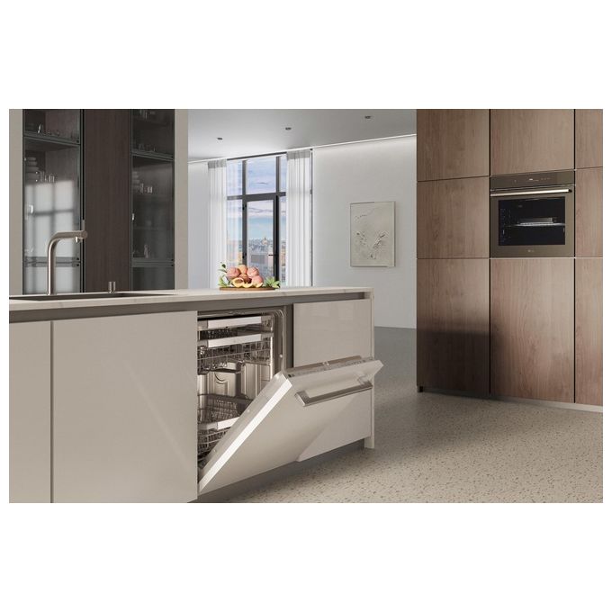 LG DB475TXS Serie 4 Lavastoviglie da Incasso a Scomparsa Totale 14 coperti Classe A QuadWash TrueSteam Wi-Fi (55x60x82 cm) colore Acciaio Inox