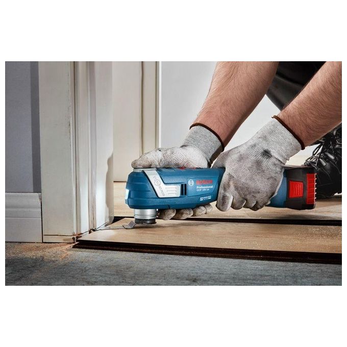Bosch Professional 06018G2002 GOP 18V-34 Utensile Multifunzione a Batteria Motore Brushless Vibration Control Snap-In System Impugnatura Sottile 180 mm compatibile AMPShare colore Nero
