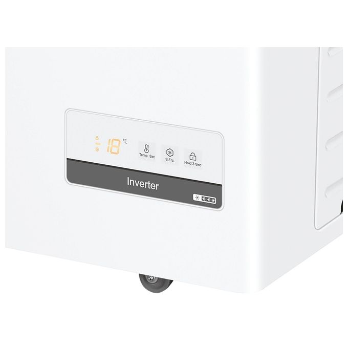 Haier HCE301E Congelatore a Pozzetto Orizzontale 300 L 84.5 cm Classe E 40 dB Fast Freeze colore Bianco
