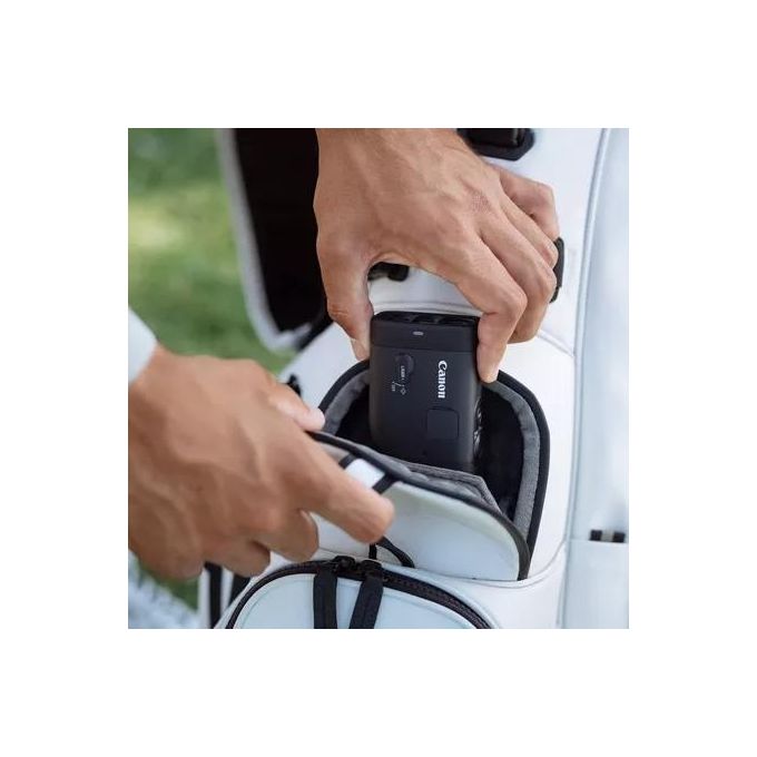 Canon 6254C001 PowerShot GOLF Telemetro Laser con Fotocamera Integrata 6x Ottico IPX4 colore Nero