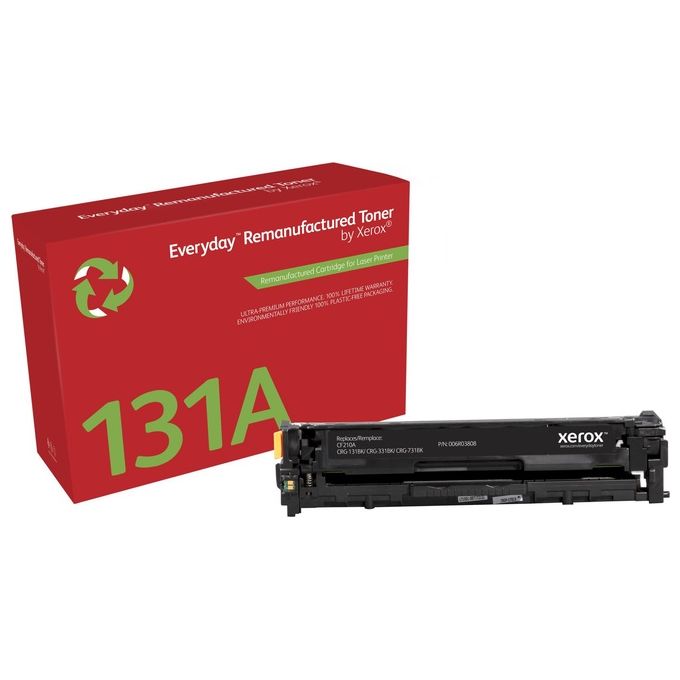 Xerox Toner Everyday Nero per HP Cf210a-Cb540a-Ce320a-Crg-116bk-Crg-131bk 1600 Pagine